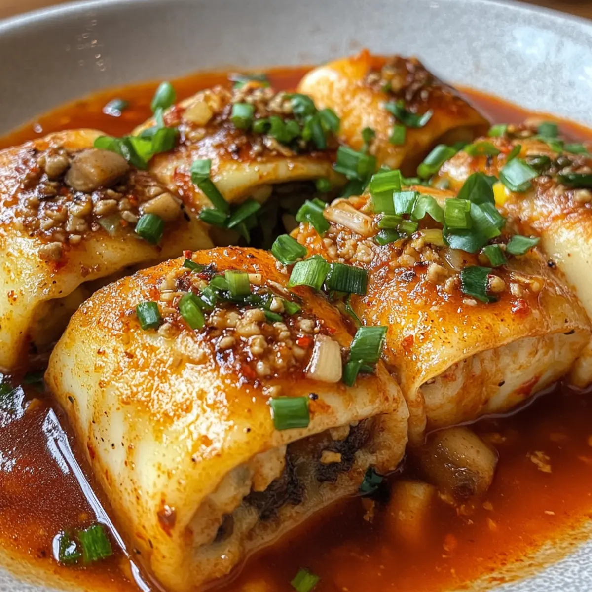 Vietnamese Stuffed Tofu in Tomato Sauce