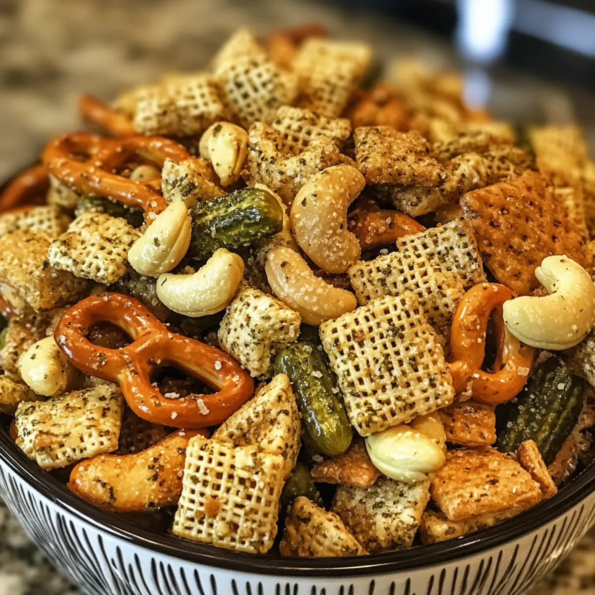 Dill Pickle Chex Mix