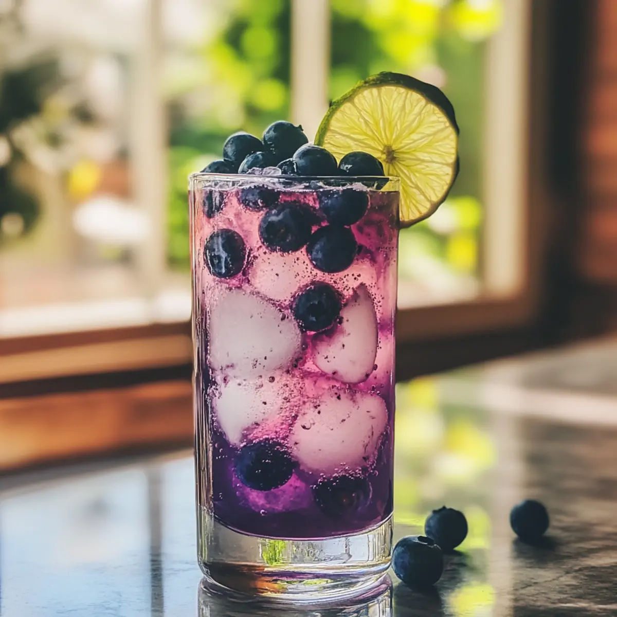 Blueberry Coconut Water Drink