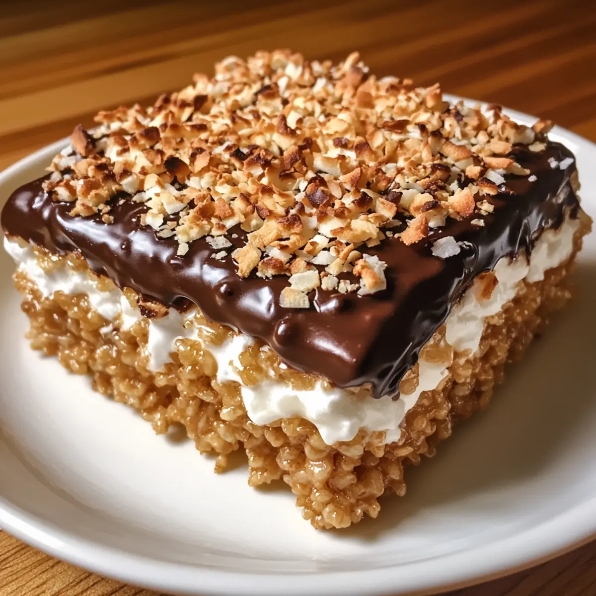 Samoa Rice Krispie Treats