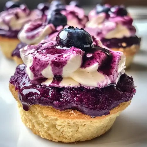 Blueberry Cheesecake Cookie Cups