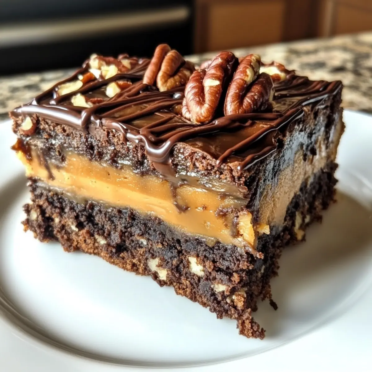 Buckeye Turtle Brownies