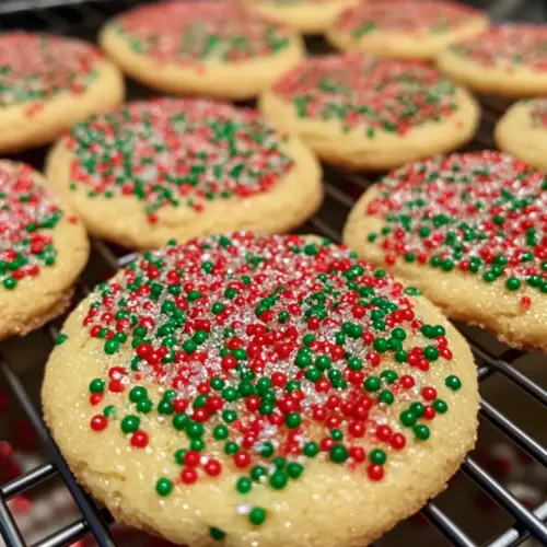 Holiday Vanilla Pudding Cake Cookies