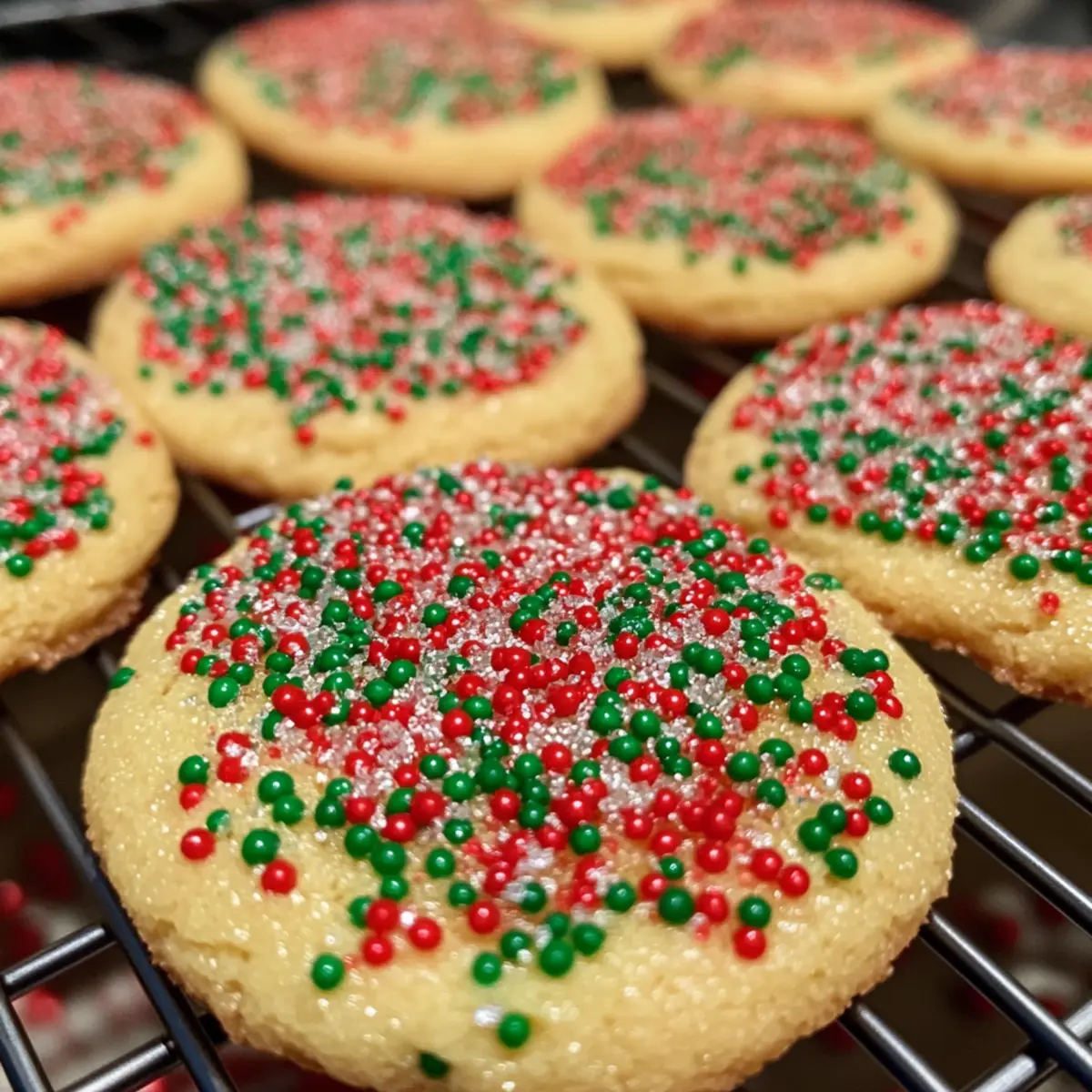 Holiday Vanilla Pudding Cake Cookies