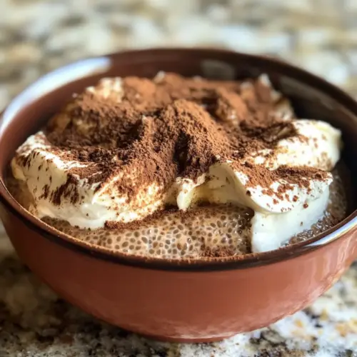 Tiramisu Chia Pudding