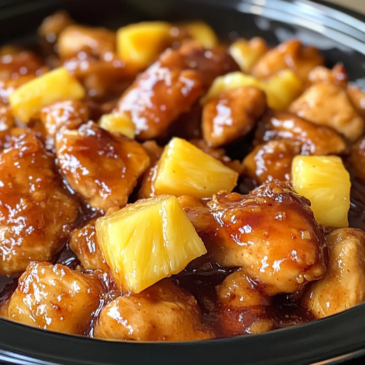 Crockpot Hawaiian Chicken Recipe with Pineapple