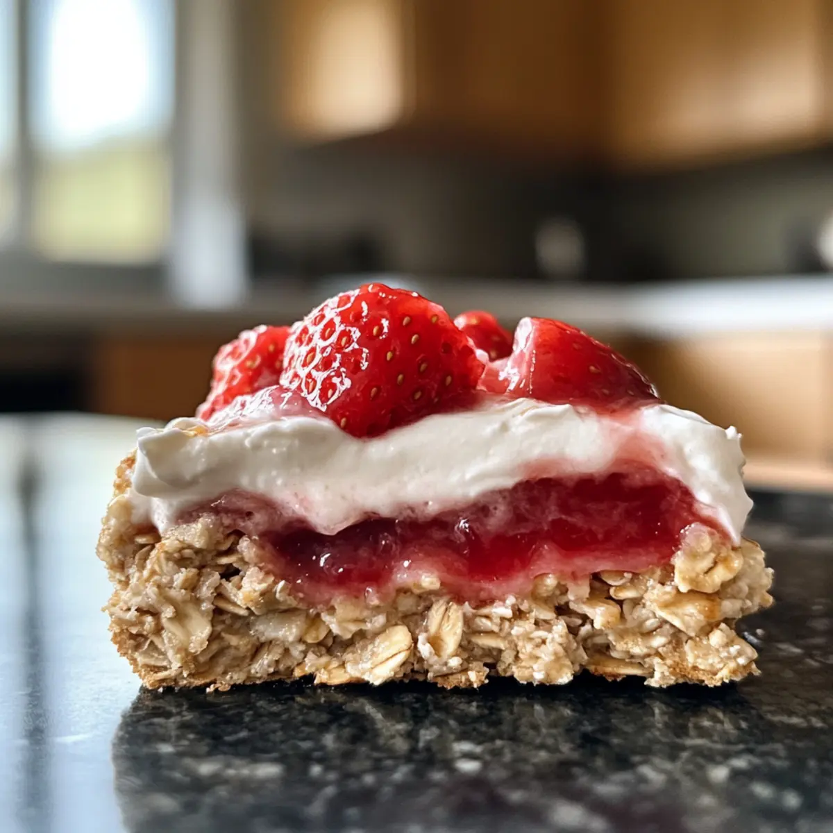 Strawberry Pop-Tart Protein Baked Oats