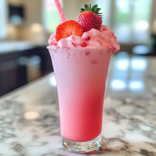 Strawberry Earl Grey Milk Tea