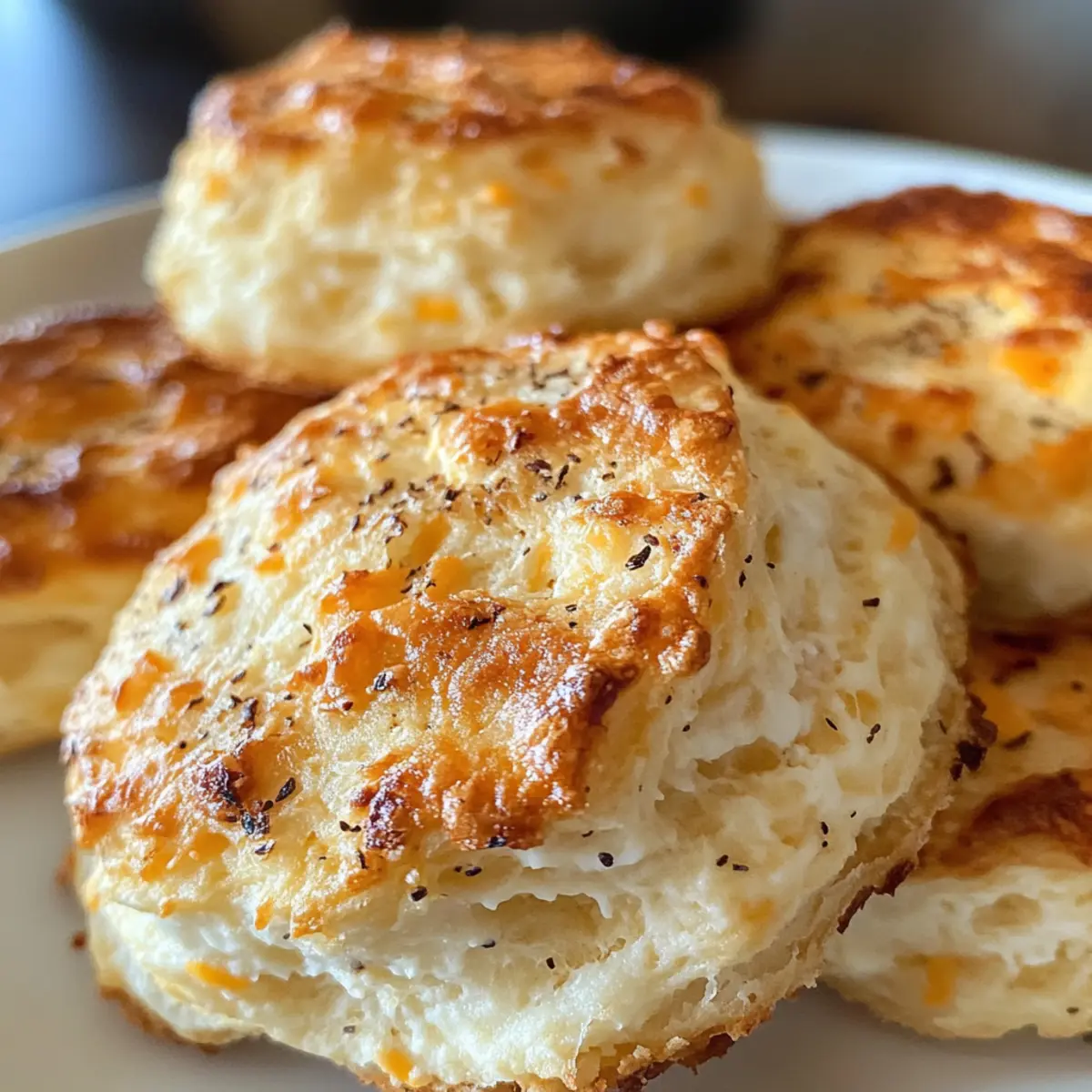 Sourdough Greek Yogurt Cheddar Biscuits